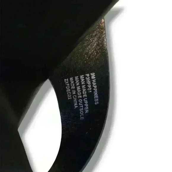 Sincerely Jules Happiness Black Sandals Size 9 - Picture 3 of 3